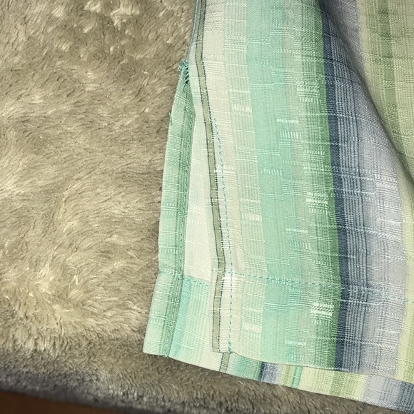 Tommy Bahama Hawaiian striped shirt LRG 100% Silk - Picture 12 of 12